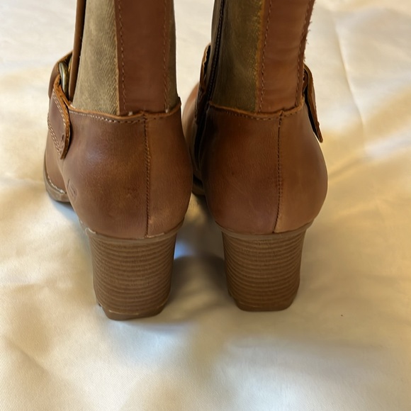 NWOT Skechers Struts Big Shopper Tan zip up heeled boot. Size 6.5. Never worn! - Picture 5 of 5